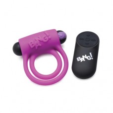 BANG! 28X Silicone Cock Ring & Bullet