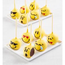 Emoticon Truffle Cake Pops