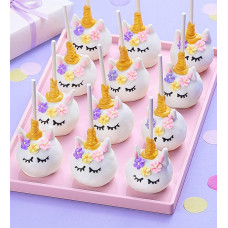 Magical Unicorn Truffle Cake Pops