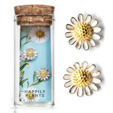 Chamomile Daisy Flower Earring Gift Set