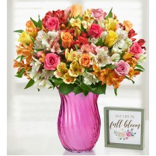 Assorted Roses & Peruvian Lilies