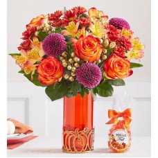 Autumn Sunset Bouquet + Free Candy