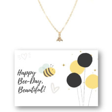 14k Gold Filled Bee Necklace