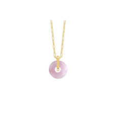 Assurance Rose Quartz Pendant Necklace