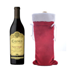 Caymus Cabernet Sauvignon 2020 + Velvet Holiday Wine Gift Bag (750 ml)