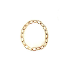 14k Gold Filled Paperclip Chain Ring