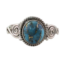 Novica Blue Attunement Sterling Silver Cocktail Ring