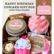 Happy Birthday Cupcake Gift Box