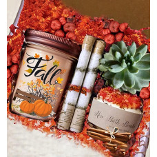 Hello Fall Succulent & Spa Gift Box