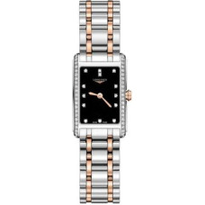 Longines - DolceVita Steel & Rose Gold Womens Watch 