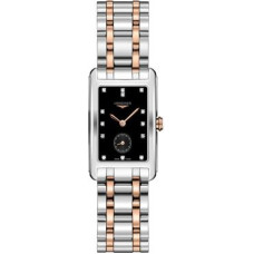 Longines - DolceVita Black Diamond Dial Two-tone Womens Watch 