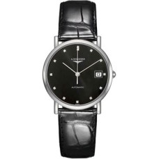 Longines - Elegant Collection Black Dial Womens Watch 