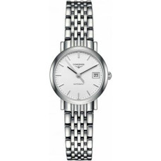 Longines - Elegant Collection White Dial 25.5mm Womens Watch 