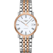 Longines - Elegant Rose Gold & Steel Womens Watch 