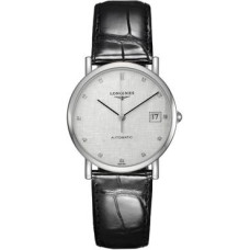 Longines - Elegant Collection Silver Dial Womens Watch 