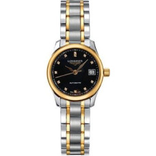 Longines - Master Collection Black Dial Two-tone Womens Watch 