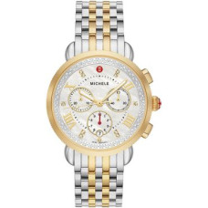 Michele - Sport Sail Diamond Stainless Steel Womens Watch 